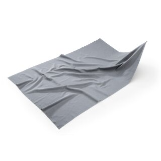 MEGA Clean Mikrofaser Filigranes Gl&auml;sertuch Grau