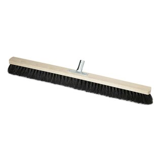 Saalbesen Naturhaar mit Metallstielhalter 80 cm