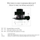 Saugmotor 1200 W f&uuml;r Ackermann &amp; Schmitt Flex S 34