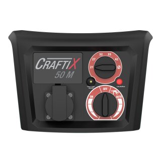 
Sprintus CraftiX 50 M Sicherheitssauger, professioneller Sicherheitssauger in Grau, Schwarz und Rot, robuster Kunststoffbeh&auml;lter mit 50 Liter Bruttovolumen, grauer Motorkopf, schwarze Fahrbasis mit gro&szlig;en R&auml;dern und Lenkrollen, Bedienelemente am Motorkopf, Steckdose f&uuml;r Elektrowerkzeuge, automatische Filterabreinigung, Warnsystem f&uuml;r Staubklasse M, inklusive Edelstahl-Saugrohre, antistatische und &ouml;lbest&auml;ndige Saugschl&auml;uche, Fugend&uuml;se, Rundpinsel, Trockenbodend&uuml;se und Elektrowerkzeugadapter, geeignet f&uuml;r gesundheitsgef&auml;hrdende St&auml;ube der Staubklasse M, 1200 Watt Leistung, 250 mbar maximaler Unterdruck, 10 m langes schwarzes Gummi-Netzkabel
