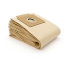 10 Stk. Original K&auml;rcher Papier-Staubsaugerbeutel f&uuml;r T 9/1 Bp Pack