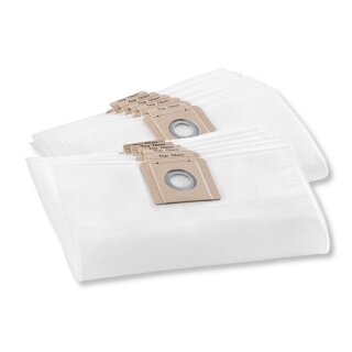 10 Stk. Original K&auml;rcher Vlies-Staubsaugerbeutel f&uuml;r T 9/1 Bp JP