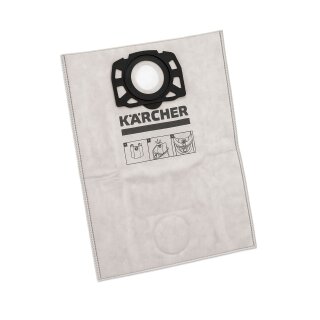 4 Stk. Original K&auml;rcher Spezial-Vlies-Staubsaugerbeutel f&uuml;r WD 5 S V-25/5/22