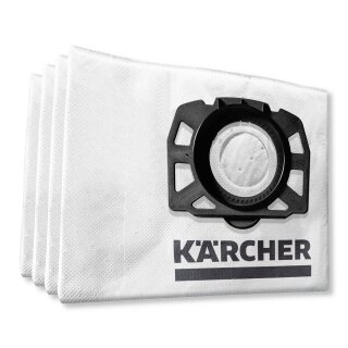 4 Stk. Original K&auml;rcher Vlies-Staubsaugerbeutel f&uuml;r WD 3 P