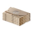 5 Stk. Original Kärcher Papier-Staubsaugerbeutel...