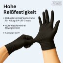 Bingold Einweghandschuhe Nitril 35BLACK, schwarz