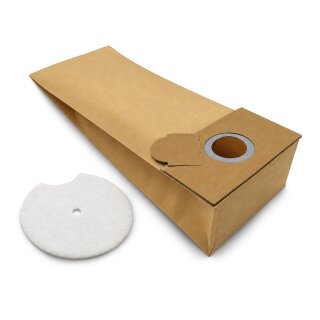 10 Stk. Papier-Staubsaugerbeutel f&uuml;r Fakir RS 17